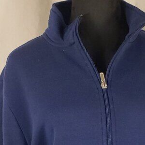 Tradition Country Collection Blue Zip-Up Jacket - S/P 6-8